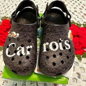 CROCS X CARROTS Classic Kids Clogs Size 10 NIB